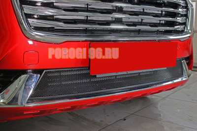 Защита радиатора Haval Jolion 2020- black низ