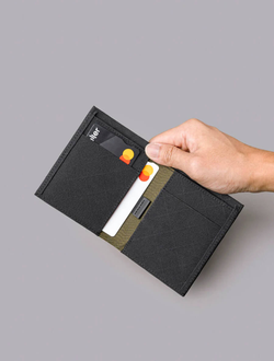 Кошелек Alpaka Ark Bifold Cash Wallet Axogrid 300D Black фото 10