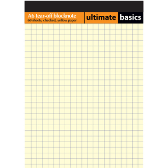 Блокнот Ultimate Basics EasyGo А6 60л с перфорацией, тв обложка 3-60-487