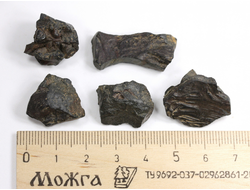 Магнетит необработанный "дикий" образец в ассортименте, Россия (20-30 мм, 5-6 г) №36106