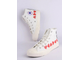 Кеды Converse Play Comme Des Garçons Love белый