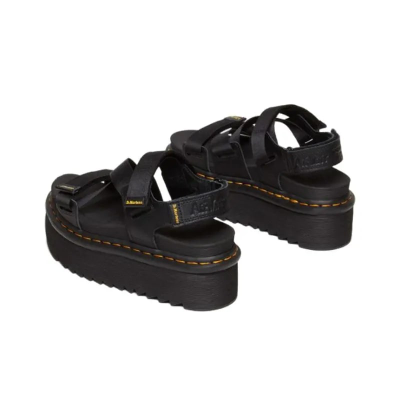 DR. MARTENS KIMBER TOUCH-STRAP PLATFORM SANDALS