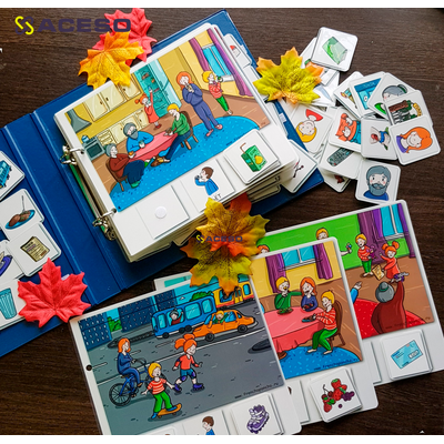 Альбом "Фразы". Развивающие пособия на липучках