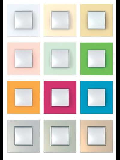 Коллекция рамок для розеток и выключателей Unica Quadro by Schneider Electric