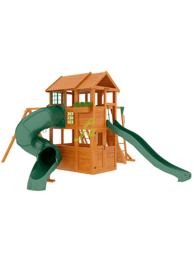 Детская площадка IgraGrad Клубный домик 2 с трубой и рукоходом
