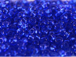 БИСЕР PRECIOSA 10/0 - 50г - 30050 ПРОЗРАЧНЫЙ ГЛЯНЦЕВЫЙ СИНИЙ