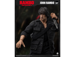 Джон Рэмбо в черном (Сильвестр Сталлоне)  - Коллекционная ФИГУРКА 1/6 scale John Rambo 2.0 (3Z03280W0) - Threezero