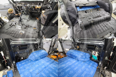 Шумоизоляция Toyota Land Cruiser 76 / Тойота Ленд Крузер 76