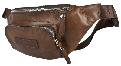 Кожаная поясная сумка Scarlino brown (арт. 7018-04)