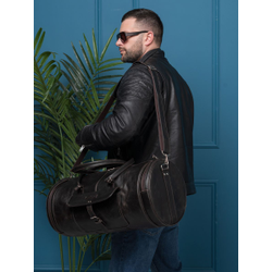 Кожаная дорожная сумка Belforte brown (арт. 4011-04)