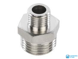 Ниппель переходной VIEIR 2"- 1" нр/нр никель