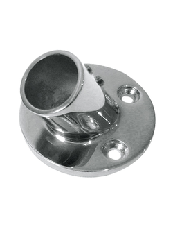 Основание леера 22мм, круглое, наклон 60 град