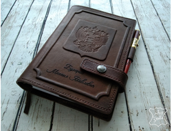 подарок руководителю, именной ежедневник, ежедневник купить, ежедневник из натуральной кожи, блокнот