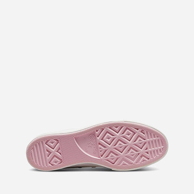 Converse Chuck Taylor Lift Hi White Red высокие с сердечками A01599C фото подошвы