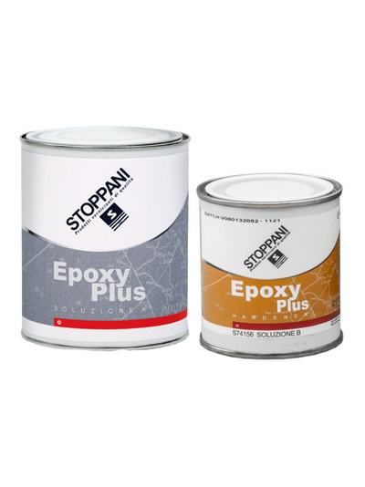 Грунт STOPPANI «EPOXY PLUS, Sol.A+B» двухкомпонентный для любых материалов ВЫШЕ и НИЖЕ ВАТЕРЛИНИИ СЕРЫЙ 0.75л.