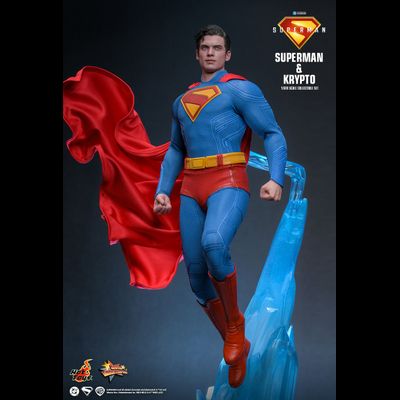 ПРЕДЗАКАЗ - Супермен (Дэвид Коренсвет, "Супермен" 2025 г)  - Коллекционная ФИГУРКА 1/6 Superman &amp; Krypto (MMS812) -  Hot Toys ?ЦЕНА: 39800 РУБ.?