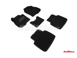Комплект ковриков 3D HONDA CRV V черные (компл)