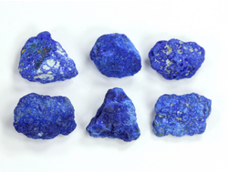 Азурит, в ассортименте, Россия, Челябинская обл., Михеевское  месторождение (1,3-1,5 мм, 1,4-2 г) №28295