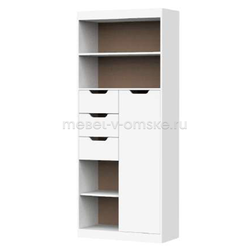 ЭВ014 Шкаф комбинированный Юниор. Размер: 800х1950х360.