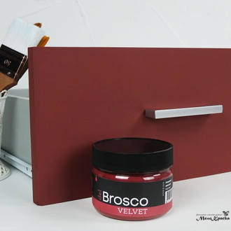 Кленовый красный, краска интерьерная акриловая del Brosco Velvet