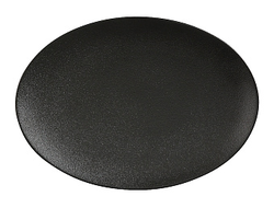 Тарелка овальная Икра черная, 30х22 см