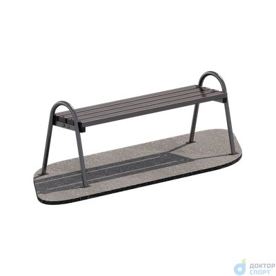 Скамья деревянная