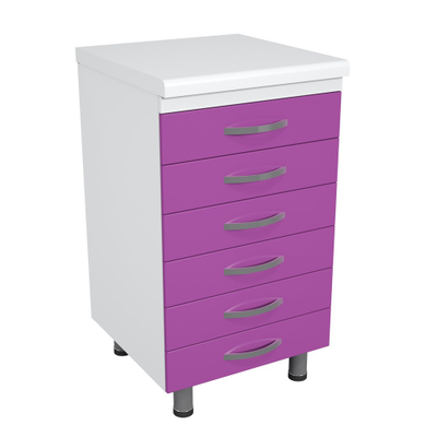 Тумба металлическая с ящиками на опорах ТМЯ-6.0