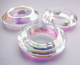 Кольцо 20 мм цвет Crystal AB