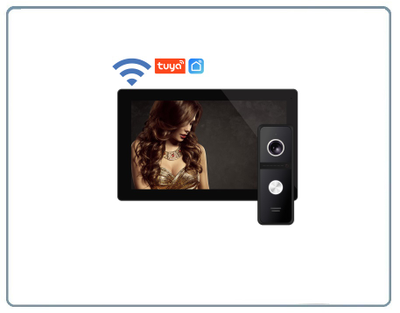 FREEDOM 10 FHD WIFI KIT - комплект из 10" сенсорного Full HD WIFI монитора и вызывной панели, с DVR (Tuya/Smart Life)