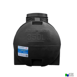 Емкость 350 литров горизонтальная  черная