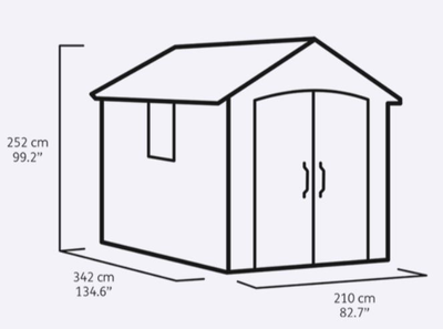 Сарай "Премьер 7511" (размеры 210 х 342 см)