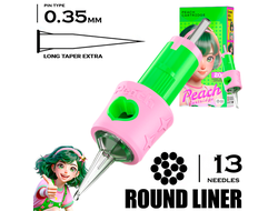 13 RLLT-X/0.35 - Round Liner Long Taper Extra - PEACH