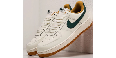 Air force one shoes green hot sale