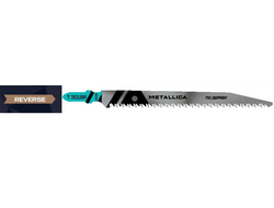 Пилки д/лобзика METALLICA Optima T301BR, 117/90мм шаг 1,9мм, HCS обрат/зуб, чистый рез, по дереву