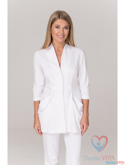 Жакет медицинский Dr.Super "Anita" белый