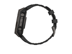 Умные часы Garmin Fenix 8 - 47 мм Solar, Sapphire, титановый угольно-серый DLC с черным ремешком (010-02906-11)