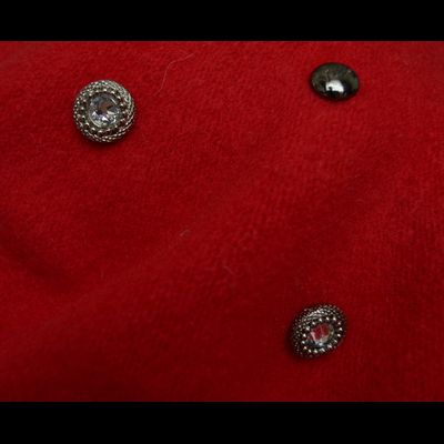 Красный фетровый берет Vizio Визио Италия 3633