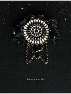 Брошь в готическом стиле "Тайна Галактики"