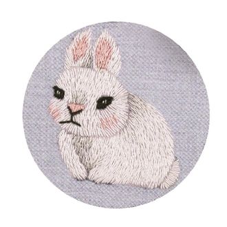 Набор для вышивания PANNA Живая картина Брошь, Крольчонок, JK-2164