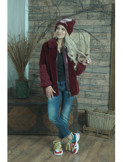 Куртка из экомеха модель 120