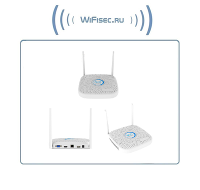ACESEECCTV. Комплект уличного WiFi/LAN видеонаблюдения, видеорегистратор с WiFi модулем и 4 беспроводные видеокамеры, Full HD (1 порт RJ45)