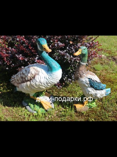 Садовая фигура Селезень Красавец 49*45см   2,5кг   полистоун Россия 2558/012540*