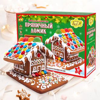 Новогодний набор для творчества &quot;Пряничный домик&quot;, 6 шт