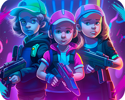 Игра в лазертаг для школьных классов