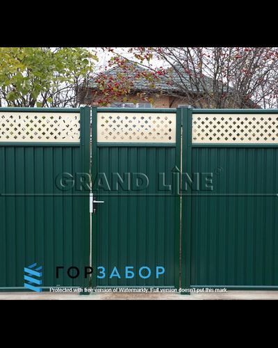 Оцинкованная калитка GRANDLINE из профнастила купить срочно