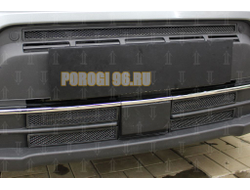 Защита радиатора Suzuki Vitara 2018- (4 части) black низ