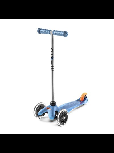 Самокат MINI MICRO АКВА LED СВЕТЯЩИЕСЯ КОЛЕСА