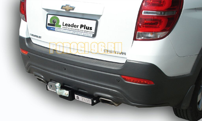 Фаркоп с нержавеющей пластиной Лидер-Плюс для Chevrolet Captiva 2006-2013