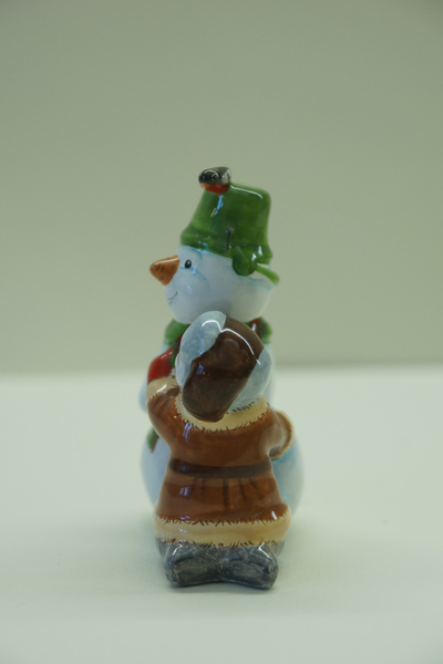 Веселый снеговик