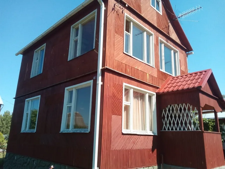 Остекление  дачного домика в поселке Левково 